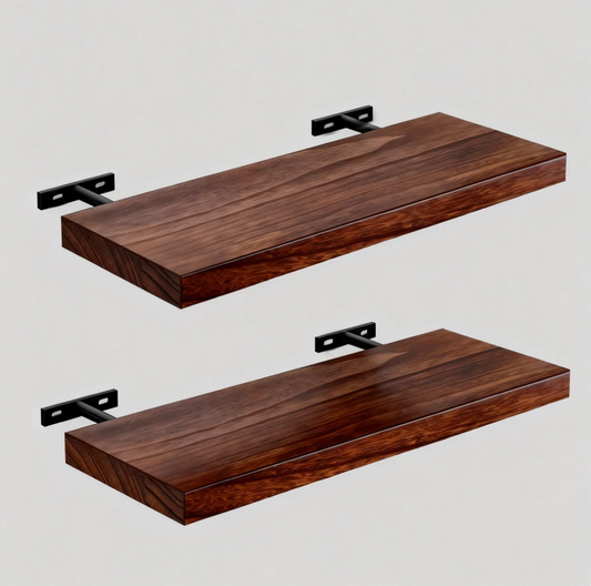 Cyrusbot® DIY Modular Floating Wood Shelf