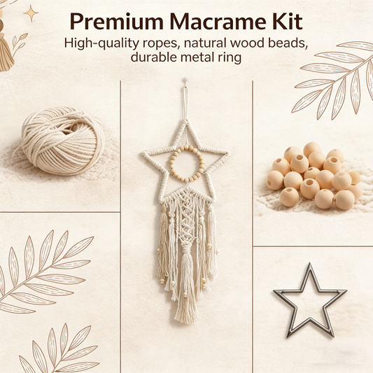 Cyrusbot ® DIY Personalizable Celestial Macrame Kit