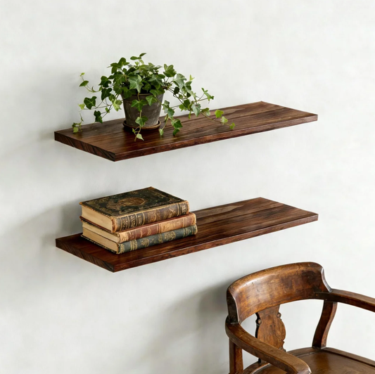 Cyrusbot® DIY Modular Floating Wood Shelf