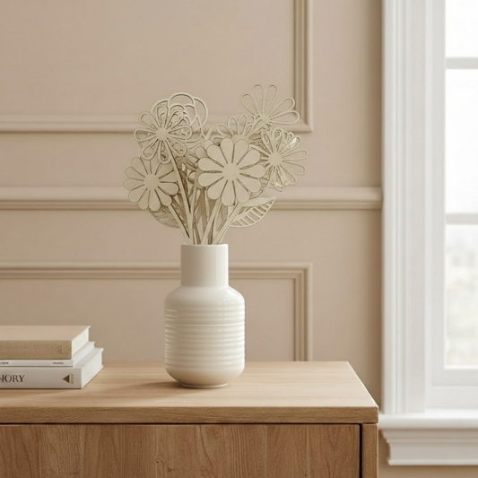 Cyrusbot® DIY Eternal Bloom Wooden Wildflower Set